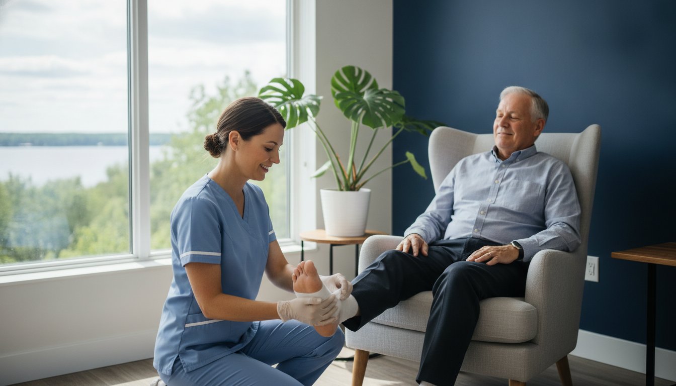 Nursing Care for Foot Wounds: Professional Management and Healing in Barrie