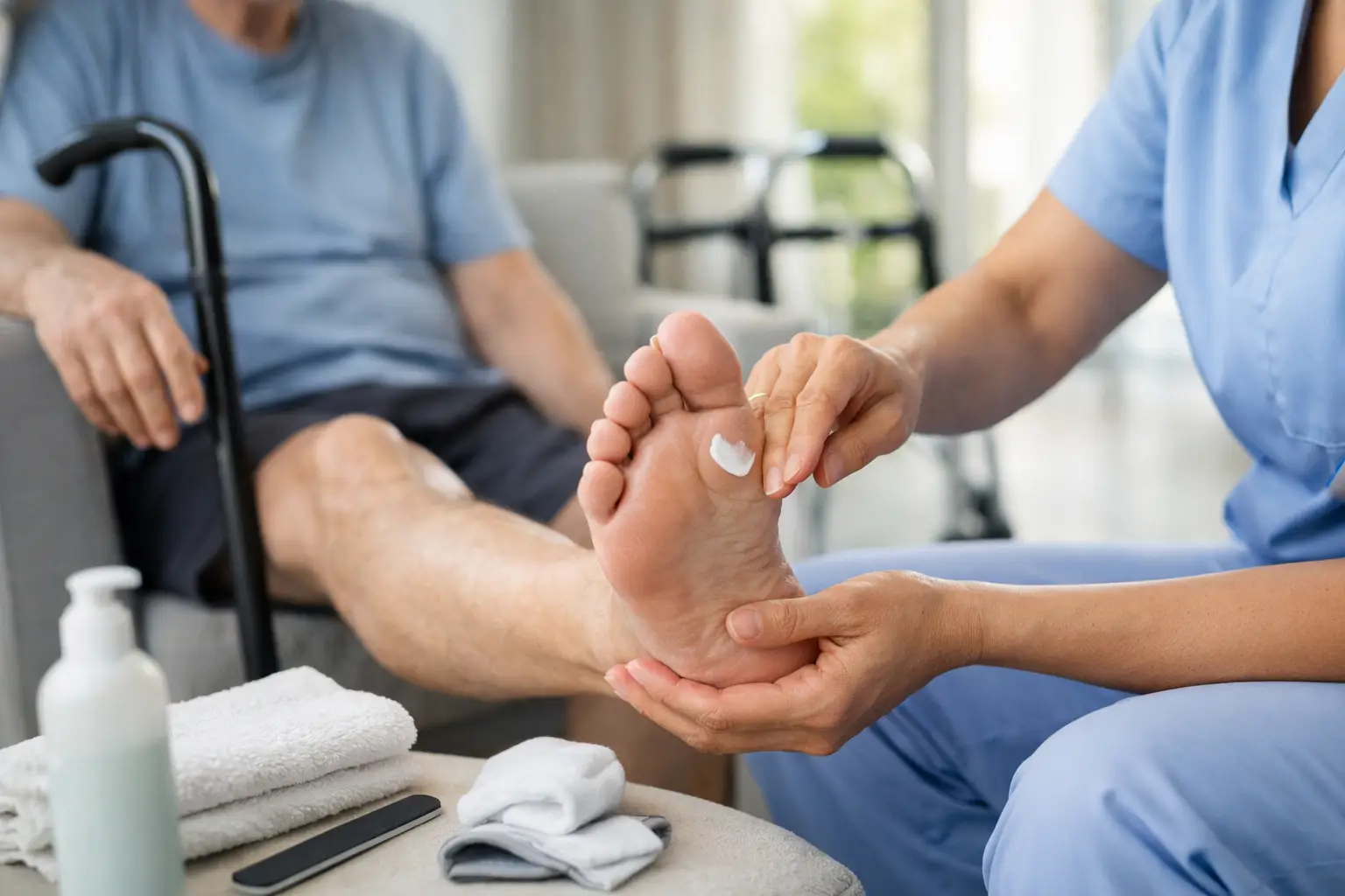 Foot Care After Stroke Protects Mobility